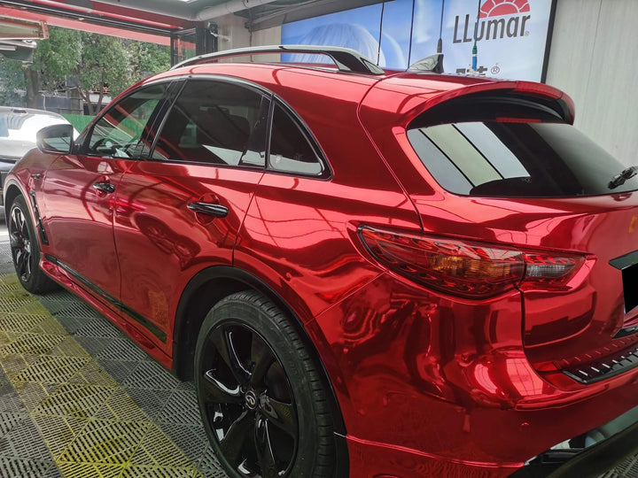 red chrome wrap