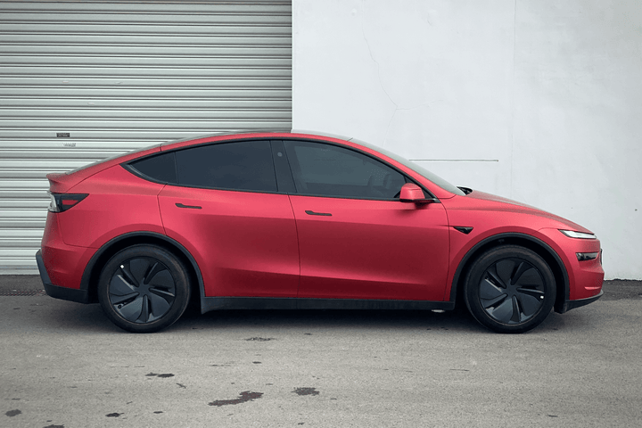 satin chrome romanee red wrap