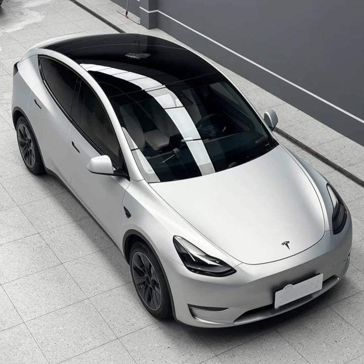 satin silver car wrap