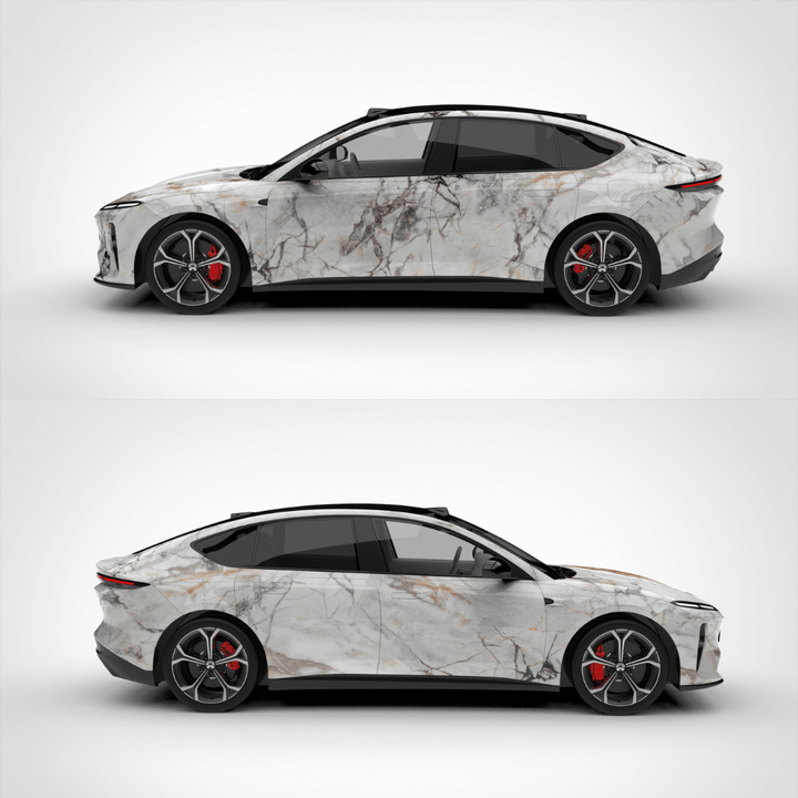 white marble vinyl wrap