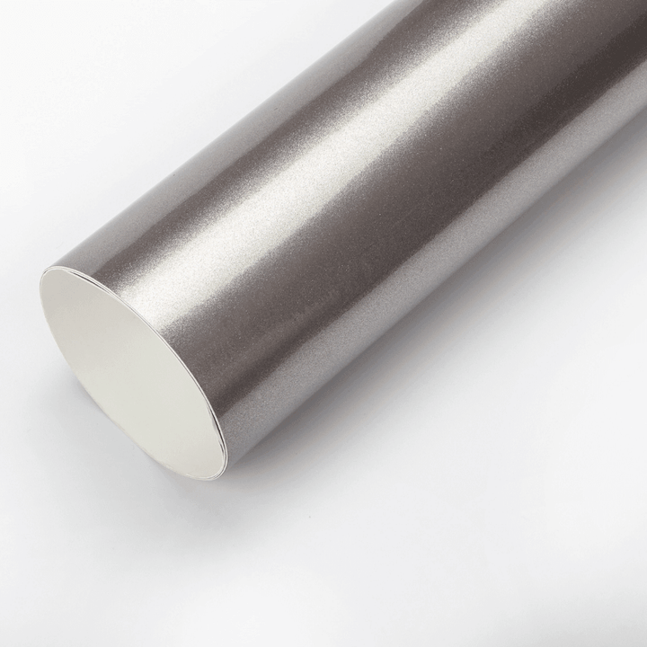    AluminumGrayGlossMetallicVinylWrap