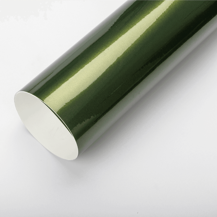 DarkGreenGlossMetallicVinylWrap