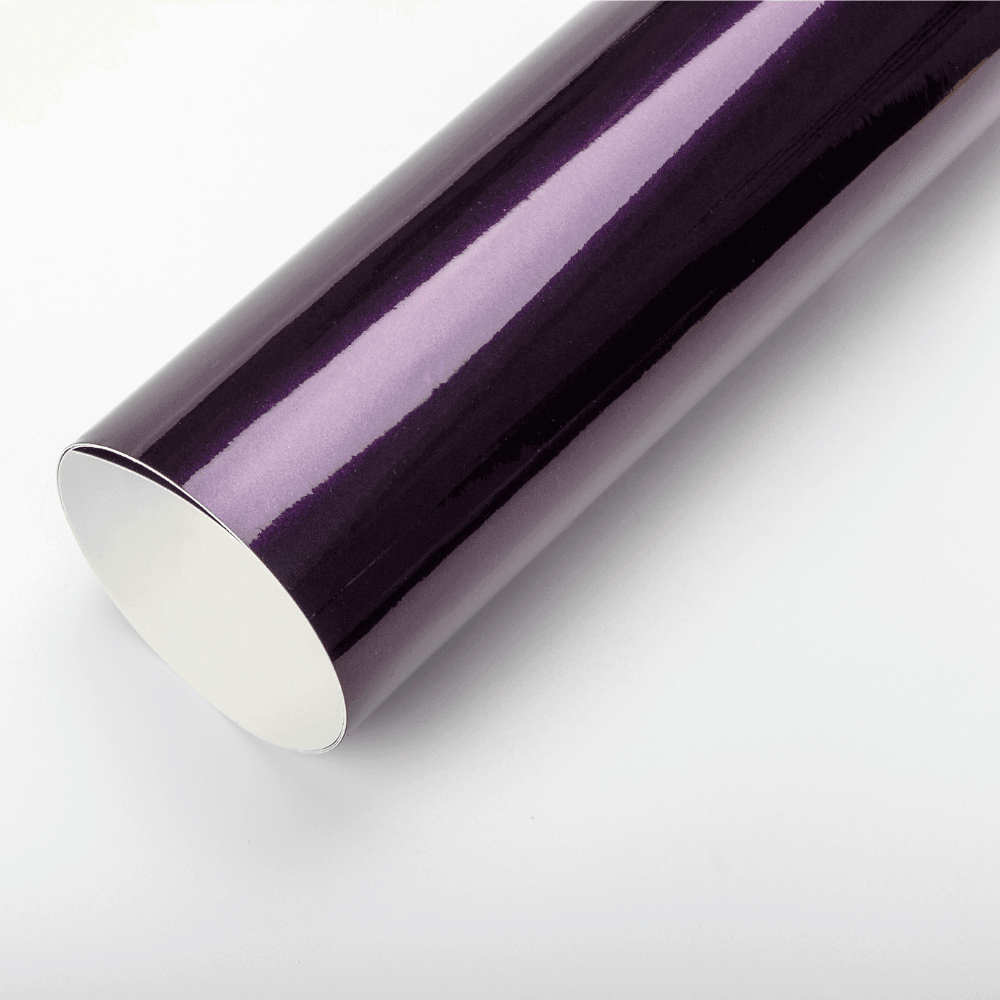 Gloss Metallic Midnight Purple Vinyl Wrap – yeswrap