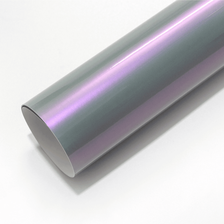 Gloss Gray Purple Color Shift Vinyl Wrap