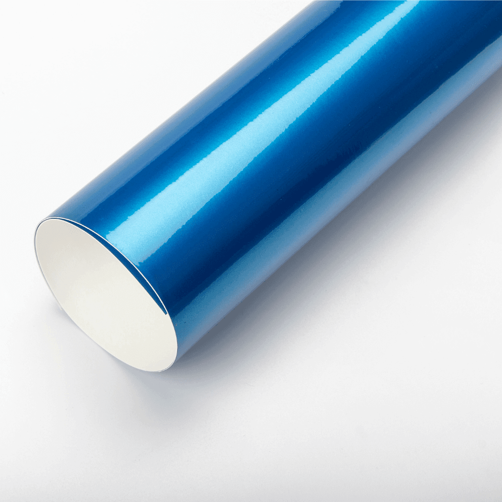 Gloss Metallic Blue Vinyl Wrap