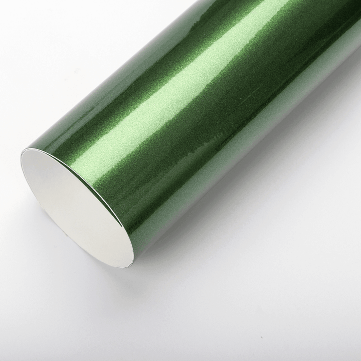 Gloss Metallic Mamba Green Vinyl Wrap