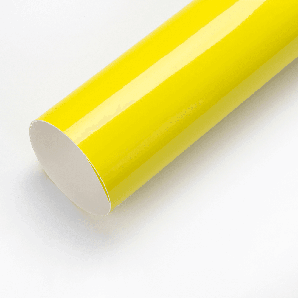 Glossy Lemon Yellow Vinyl Wrap