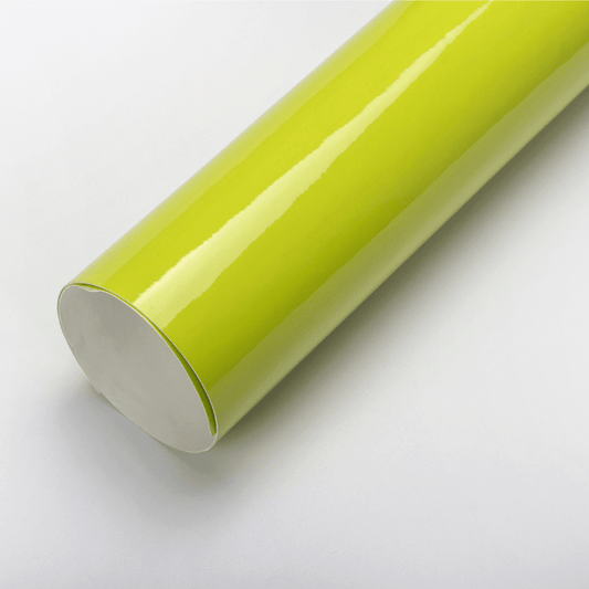 High Gloss Bright Green Vinyl Wrap
