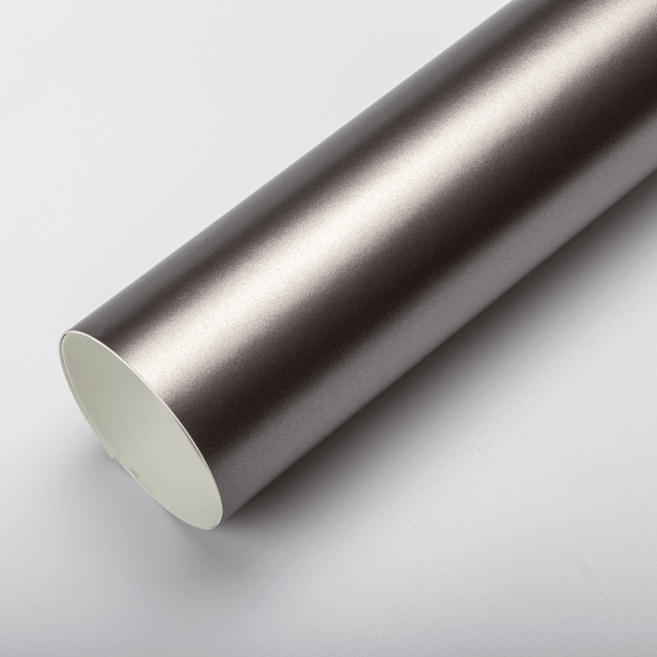    MatteMetallicAluminiumGreyVinylWrap