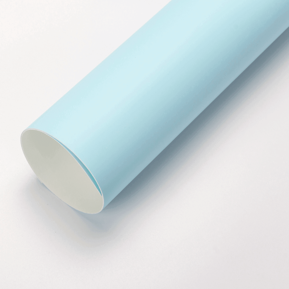 Matte Ice Blue Vinyl Wrap