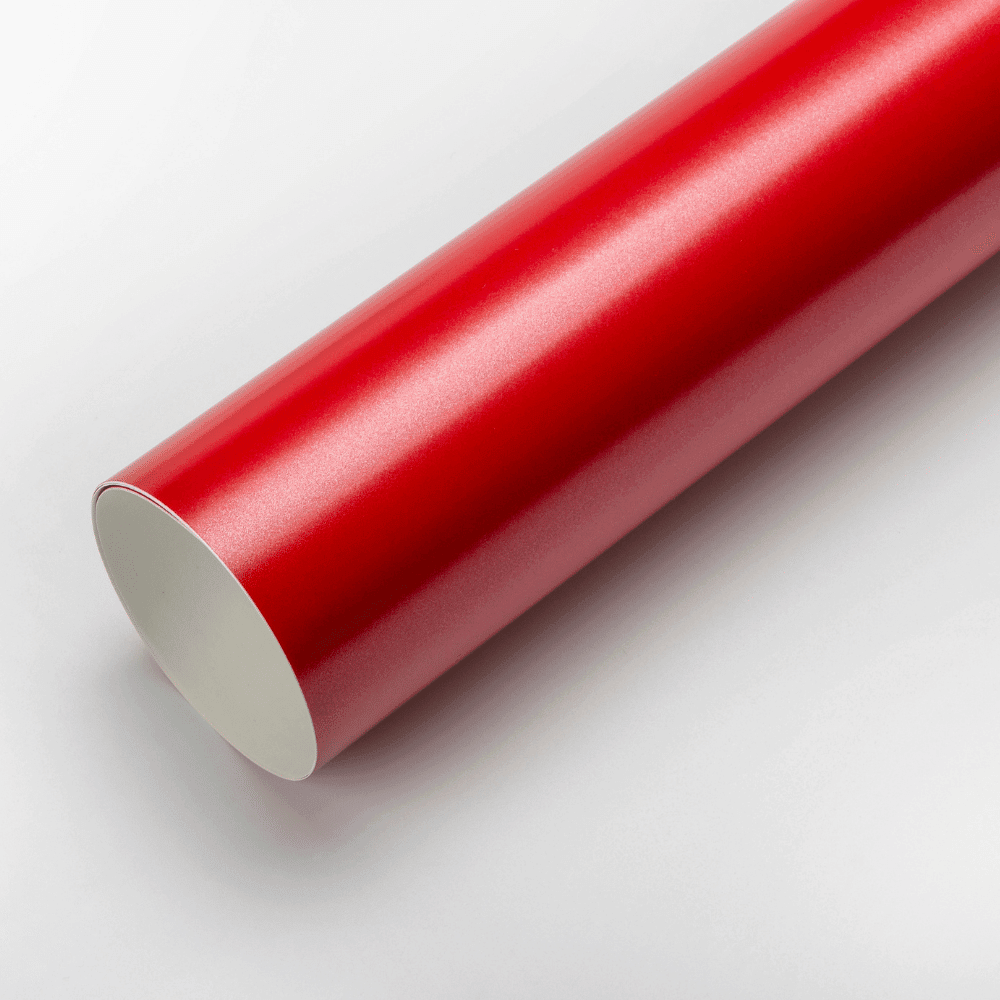 Matte Metallic Red Vinyl Wrap