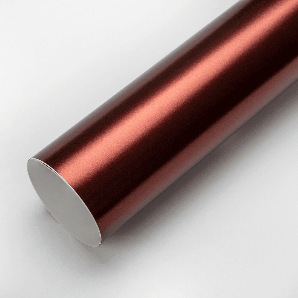 Matte Metallic Wine Red Vinyl Wrap