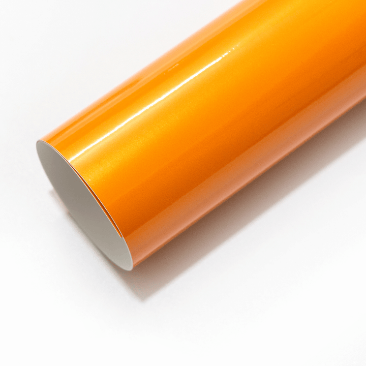 Orange Pearlescent Vinyl Wrap