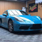 Porsche Gloss Crystal Miami Blue Car Wrap