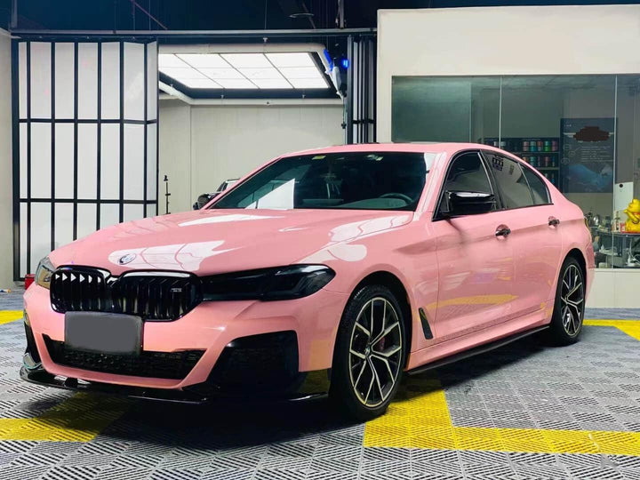gloss rouge pink vinyl wrap